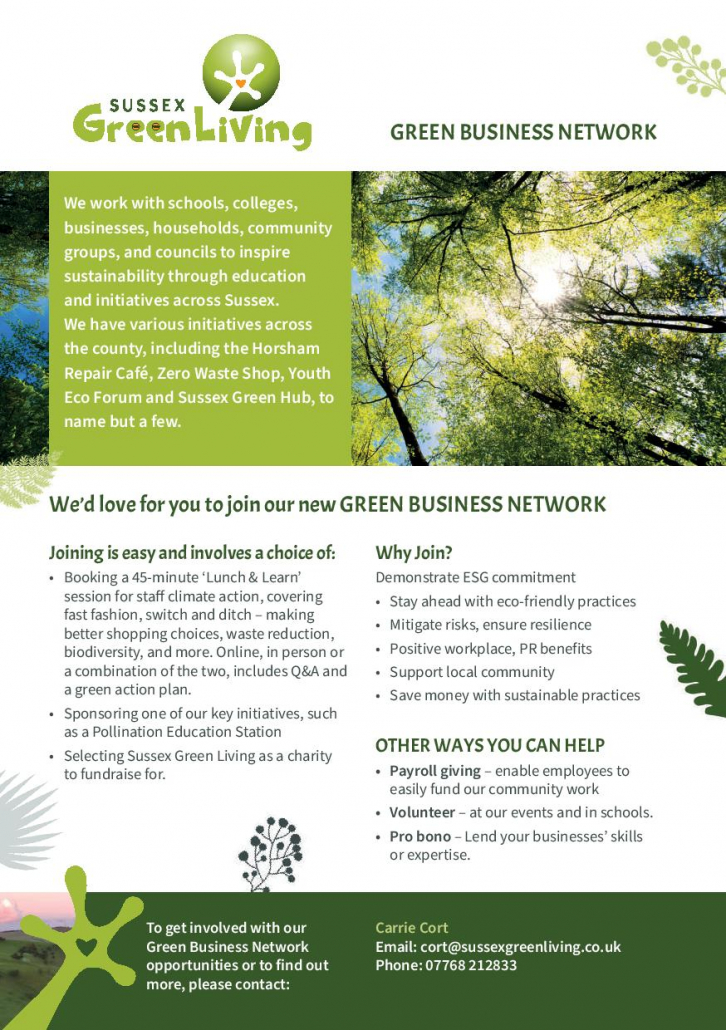 Green Business Network flyer-front
