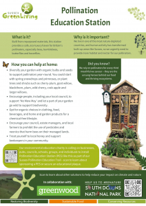 Pollination Education Station Educational Plaque