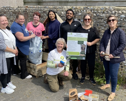 Venture People – Lunch & Learn, then installed a Pollination Education Station