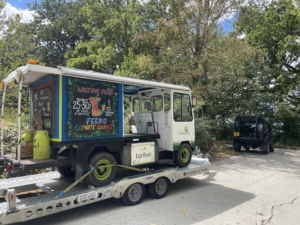 The Float ready to be towed